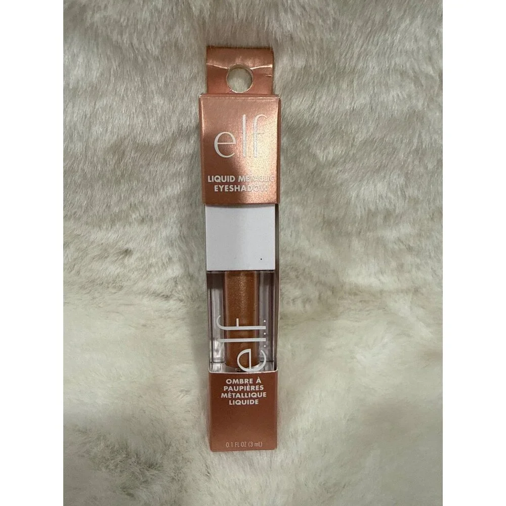 E.l.f. Liquid Metallic Eyeshadow Moon Champagne Shimmer Vegan Cruelty Free